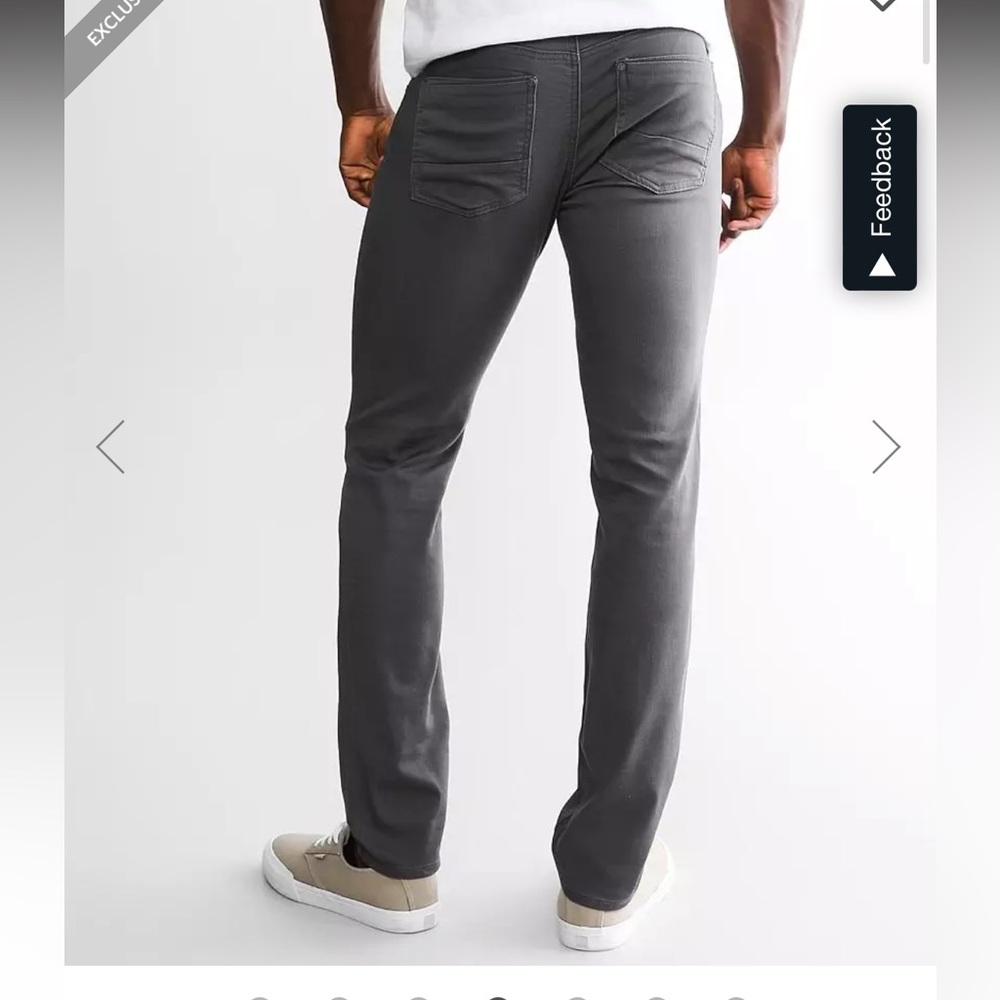 Buckle Trouper Straight Stretch Pant 32x36